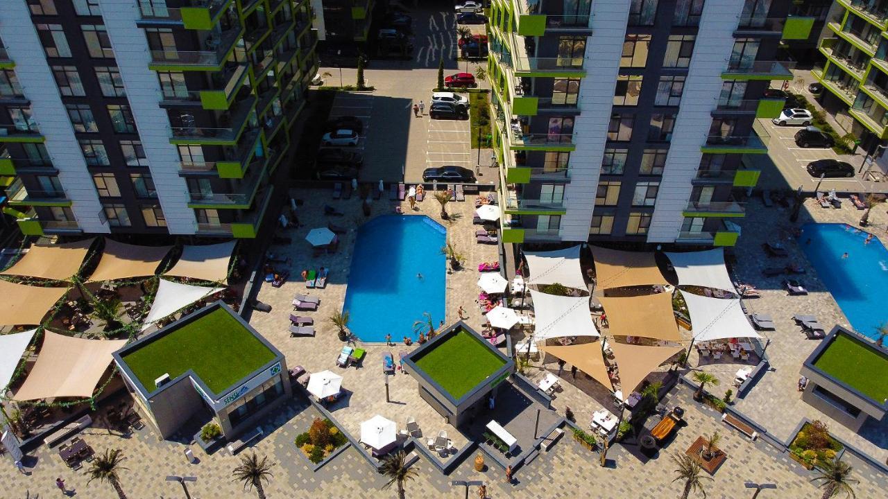 Sunrise Aparthotel Pool & Spa Mamaia Nord Năvodari Kültér fotó