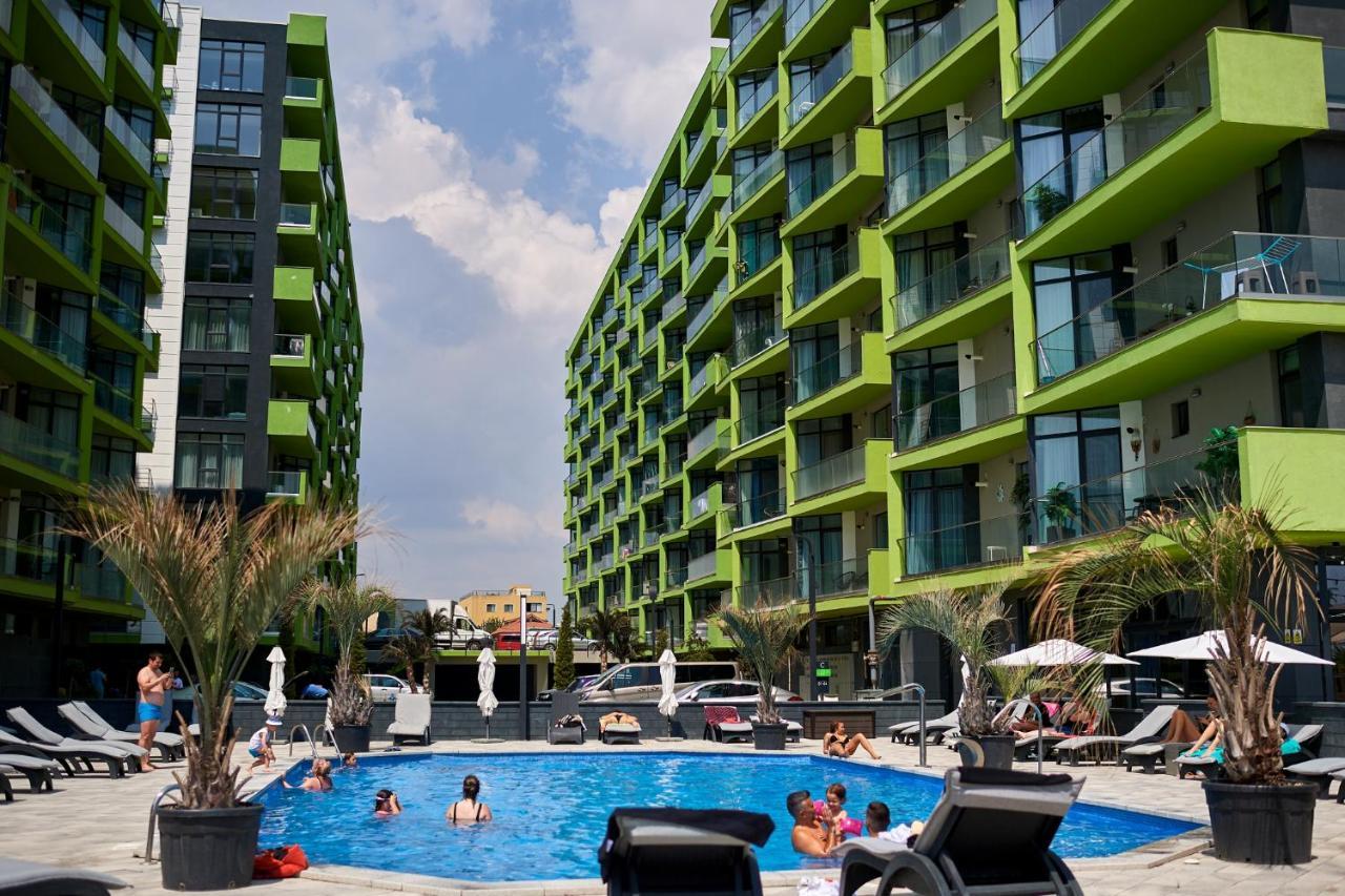 Sunrise Aparthotel Pool & Spa Mamaia Nord Năvodari Kültér fotó